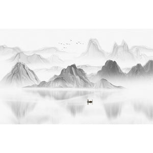 Misty Mountains Wall Mural - Staunton and Henry
