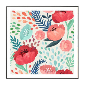 Botanicals Wall Art White Frame - Staunton and Henry