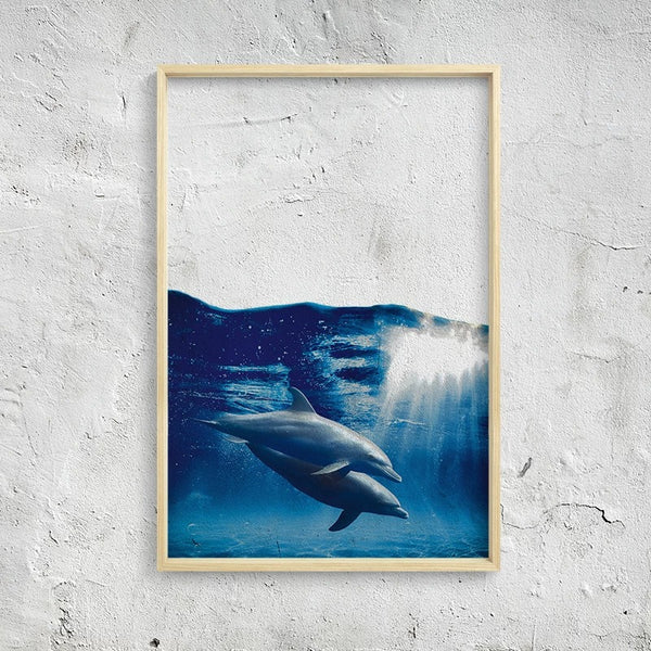 Transparent Ocean Wall Art With Frame - Staunton and Henry