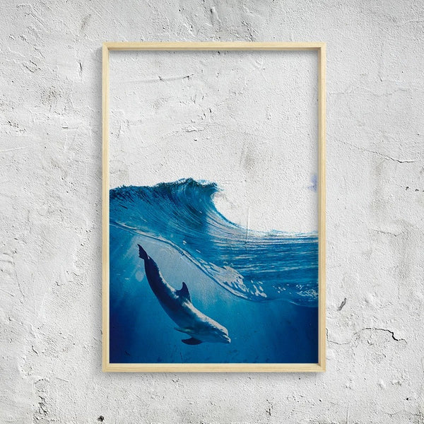 Transparent Ocean Wall Art With Frame - Staunton and Henry