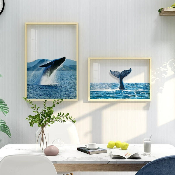 Transparent Ocean Wall Art With Frame - Staunton and Henry
