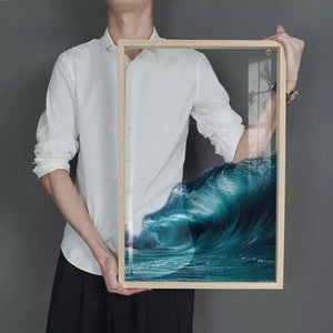 Transparent Ocean Wall Art With Frame - Staunton and Henry