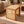 Square Wood and Rattan Side Table - Staunton and Henry