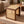 Square Wood and Rattan Side Table - Staunton and Henry