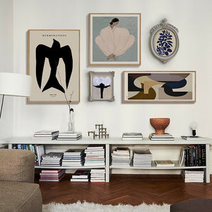 Modern Abstract Framed Wall Art - 5 Piece Set - Staunton and Henry