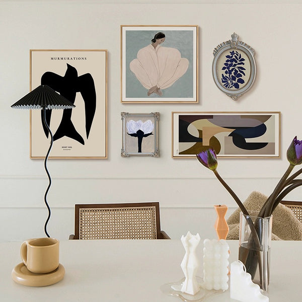 Modern Abstract Framed Wall Art - 5 Piece Set - Staunton and Henry