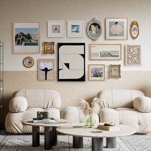 Large Abstract Modern Wall Art - 14 Piece Set - Staunton and Henry