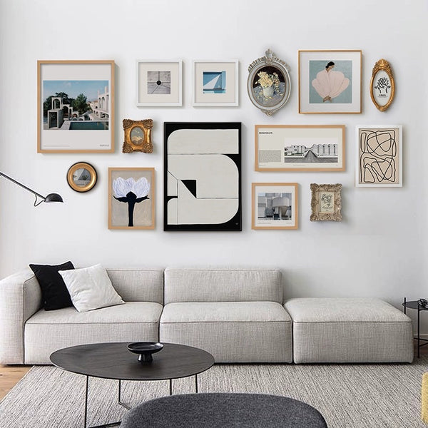 Large Abstract Modern Wall Art - 14 Piece Set - Staunton and Henry