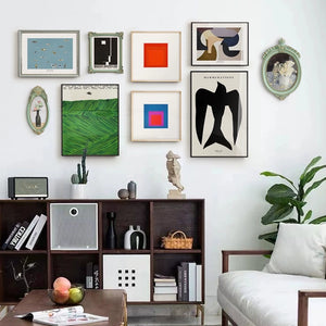 Nordic Abstract Gallery Wall Art Set - 9 Pieces - Staunton and Henry