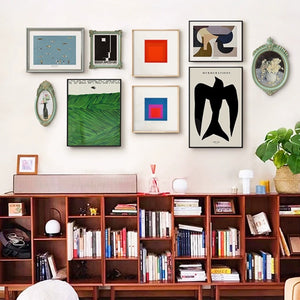 Nordic Abstract Gallery Wall Art Set - 9 Pieces - Staunton and Henry