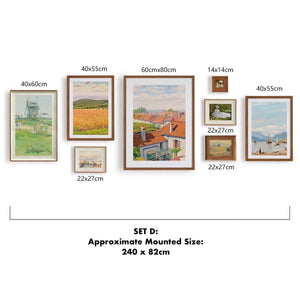 Nordic Country Landscape Gallery Wall Art Set - Staunton and Henry
