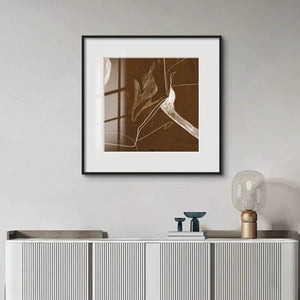 Abstract Black & White Geometric Framed Wall Art - Staunton and Henry