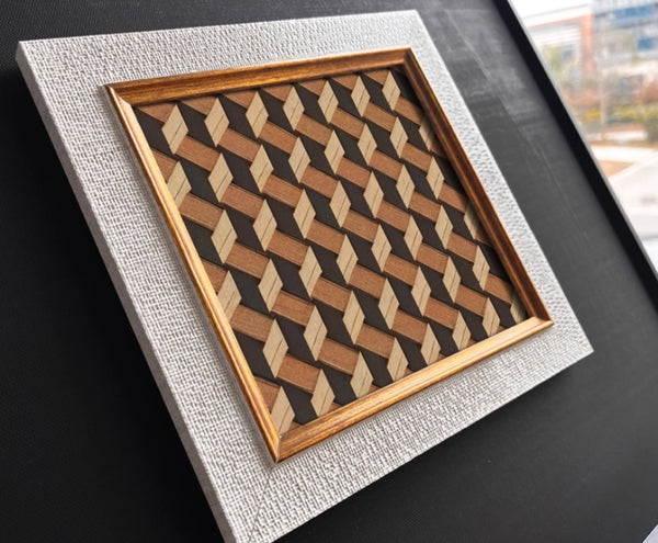Mid Century Modern Mixed Media 3D Wall Art Set - Staunton and Henry