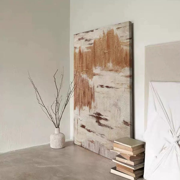 Neutral Colored Abstract Wall Art Framed Print - Staunton and Henry
