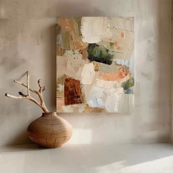 Warm Tones Abstract Wall Art Framed Print - Staunton and Henry
