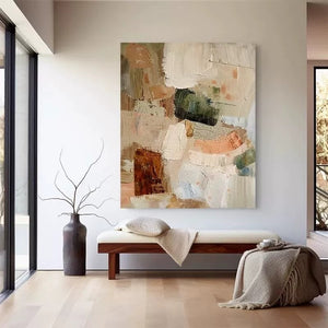 Warm Tones Abstract Wall Art Framed Print - Staunton and Henry