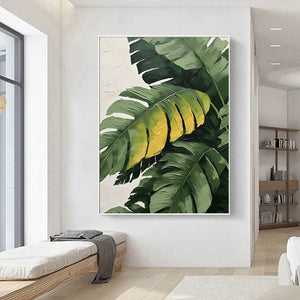 Modern Tropical Banana Leaf Wall Art - Staunton and Henry
