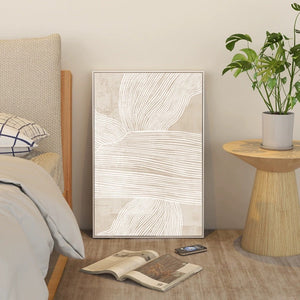 Minimalist Botanical Line Art Framed Canvas Print - Staunton and Henry