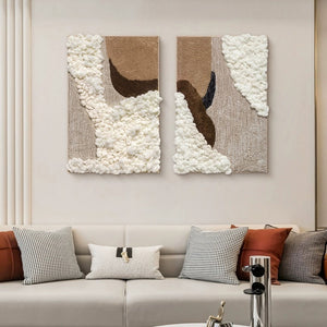 Pink & Grey Nordic Abstract 3D Wallart - Staunton and Henry