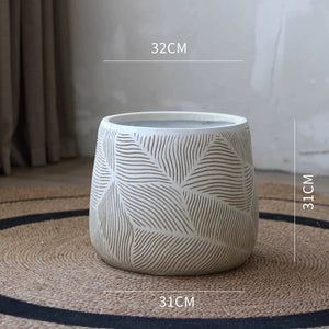 Textured Organic Modern Plant Pot - Staunton and Henry