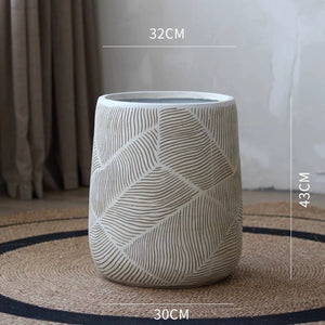 Textured Organic Modern Plant Pot - Staunton and Henry