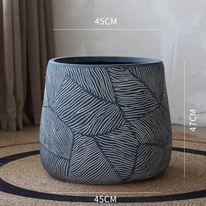 Textured Organic Modern Plant Pot - Staunton and Henry