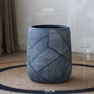 Textured Organic Modern Plant Pot - Staunton and Henry