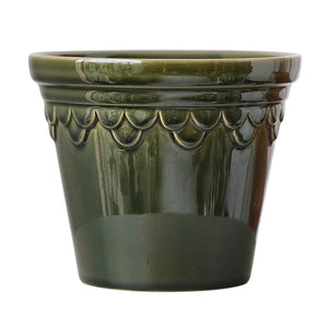 Nordic Glazed Ceramic Plant Pot - Staunton and Henry