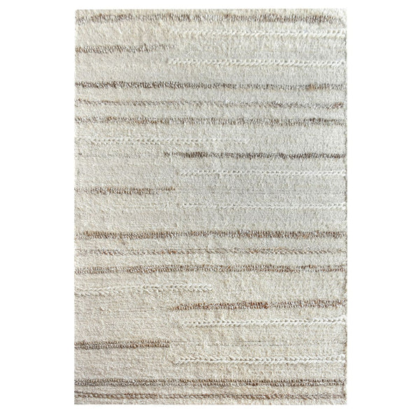 Tara Natural White Jute and Cotton Rug - Staunton and Henry