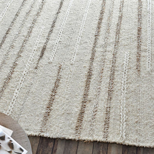 Tara Natural White Jute and Cotton Rug - Staunton and Henry