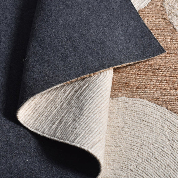 Halva Neutral Tones Hemp and Wool Rug - Staunton and Henry