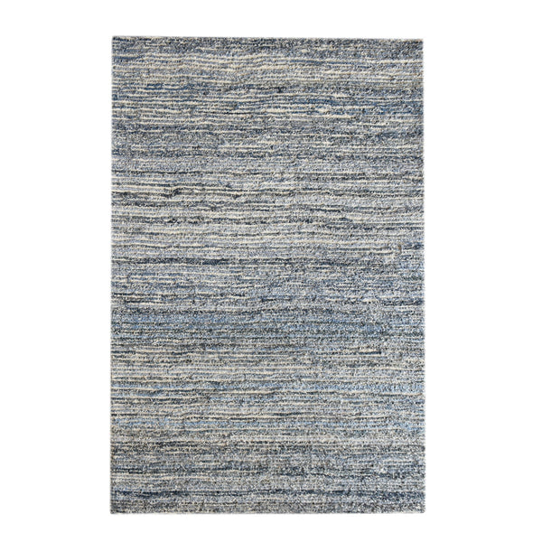 Doppler Blue Wool and Denim Rug - Staunton and Henry