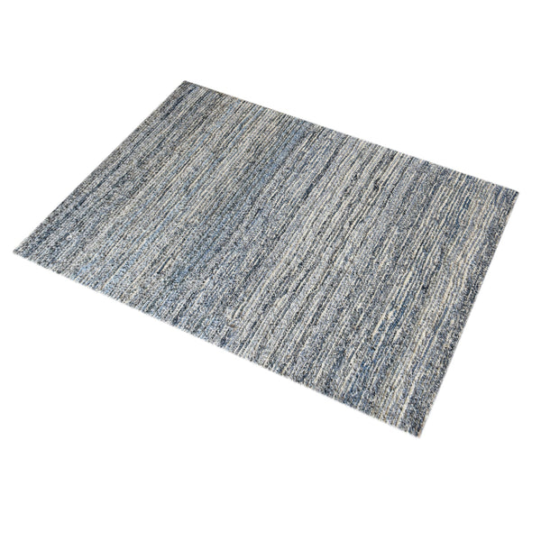 Doppler Blue Wool and Denim Rug - Staunton and Henry