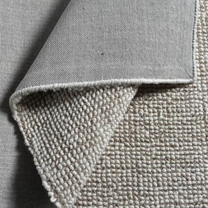 Akbahn Hand Tufted Cream Wool Rug - Staunton and Henry