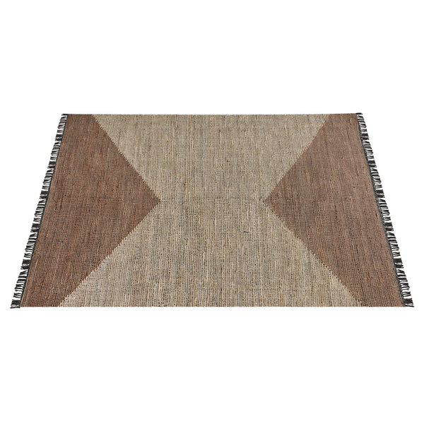 Aros Brown and Beige Jute Rug - Staunton and Henry
