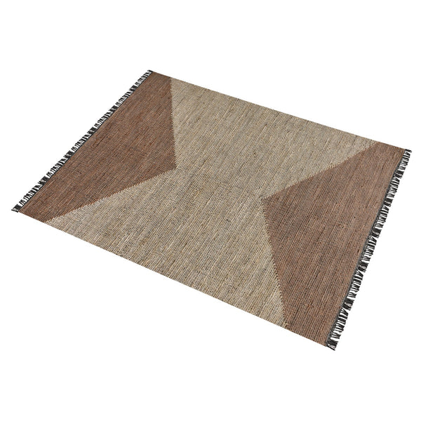 Aros Brown and Beige Jute Rug - Staunton and Henry