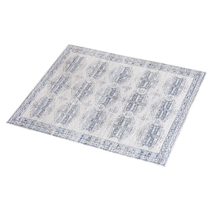 Eshin Vintage Modern Blue Denim and Wool Rug - Staunton and Henry