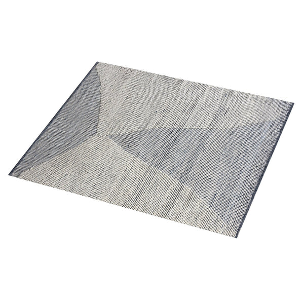 Askia Modern Blue Denim and Wool Rug - Staunton and Henry