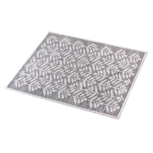 Eshar Organic Modern Beige and White Wool Rug - Staunton and Henry