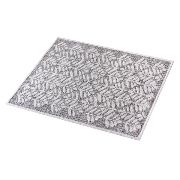 Eshar Organic Modern Beige and White Wool Rug - Staunton and Henry