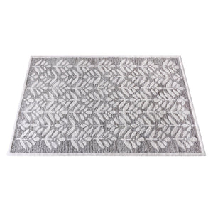 Eshar Organic Modern Beige and White Wool Rug - Staunton and Henry