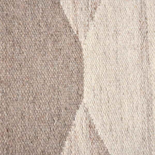 Bella Beige and White Midcentury Modern Style Rug - Staunton and Henry