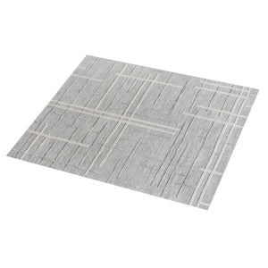 Aros Modern Blue Wool Rug - Staunton and Henry