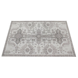 Mocha Modern Grey and White Persian Rug - Staunton and Henry