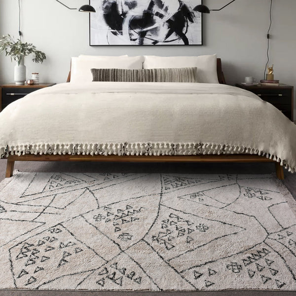 Trios Nordic White and Grey Rug - Staunton and Henry