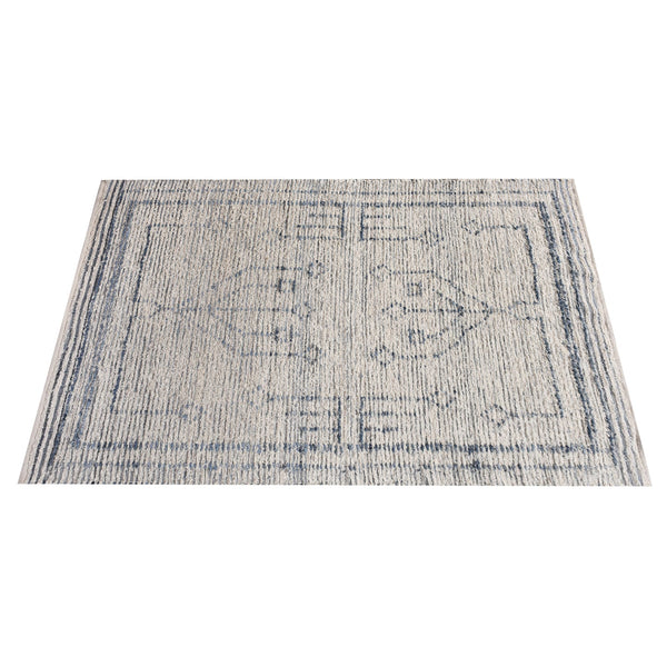 Shem Modern White and Grey Tribal Rug - Staunton and Henry