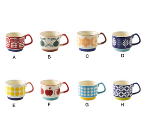 Retro Modern Dutch Coffee Mug - Set of 4 - Staunton and Henry