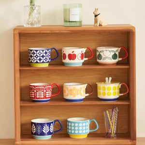 Retro Modern Dutch Coffee Mug - Set of 4 - Staunton and Henry