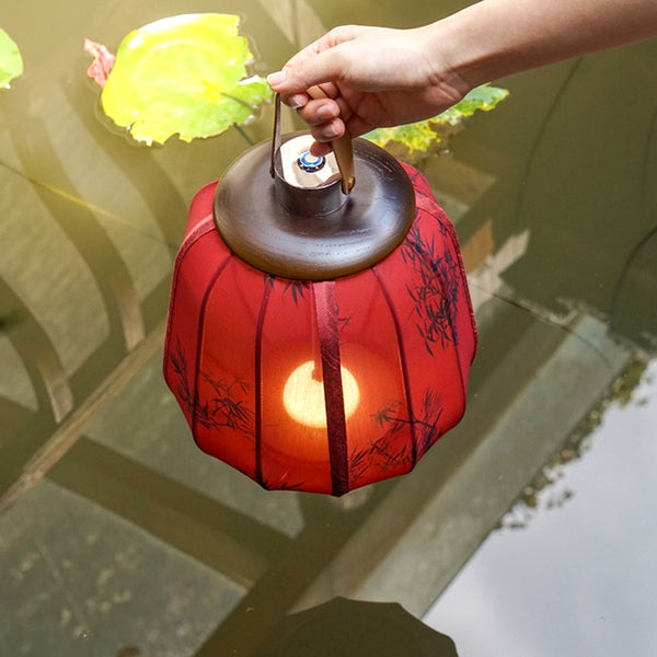 LED Battery Modern Chinese Lantern - Staunton and Henry