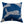 Indigo Blue Velvet Embroidered Cushion Cover - Staunton and Henry